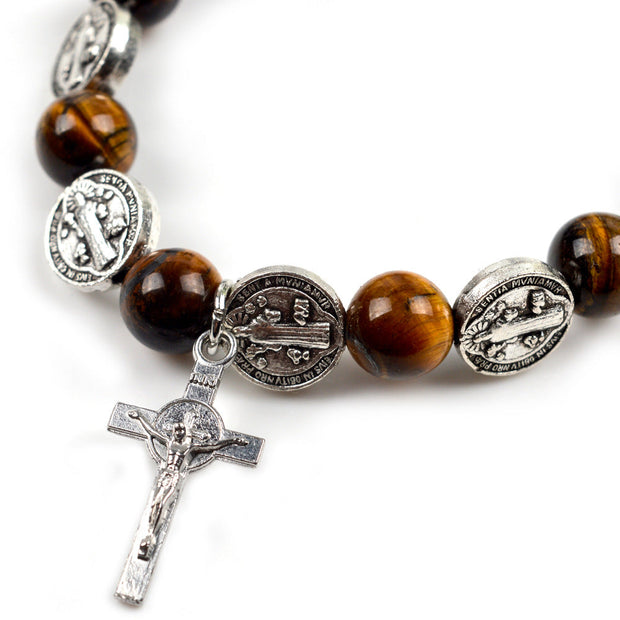 Religiöse Armbandmedaille Saint Benoit de Nursie
